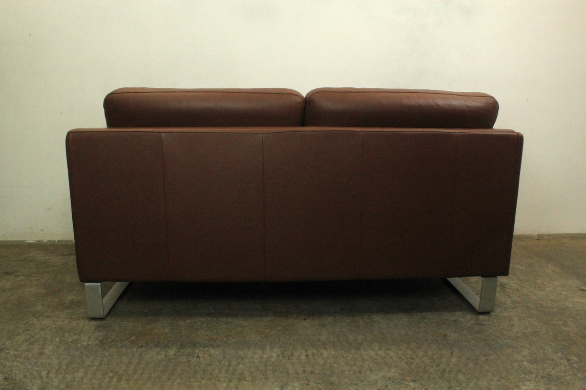 Rolf Benz EGO Designer Couch Garnitur Dreisitzer & Zweisitzer Leder Sofa Braun | Rolf Benz - Bild 10