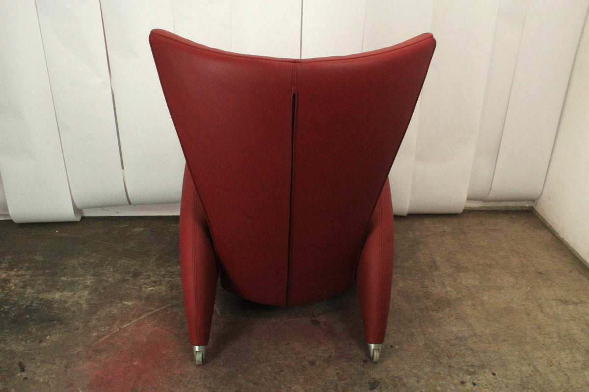 FSM FUX | SESSEL MIT FUNKTION | LEDER ROT | DESIGNER SESSEL | FSM - Bild 9