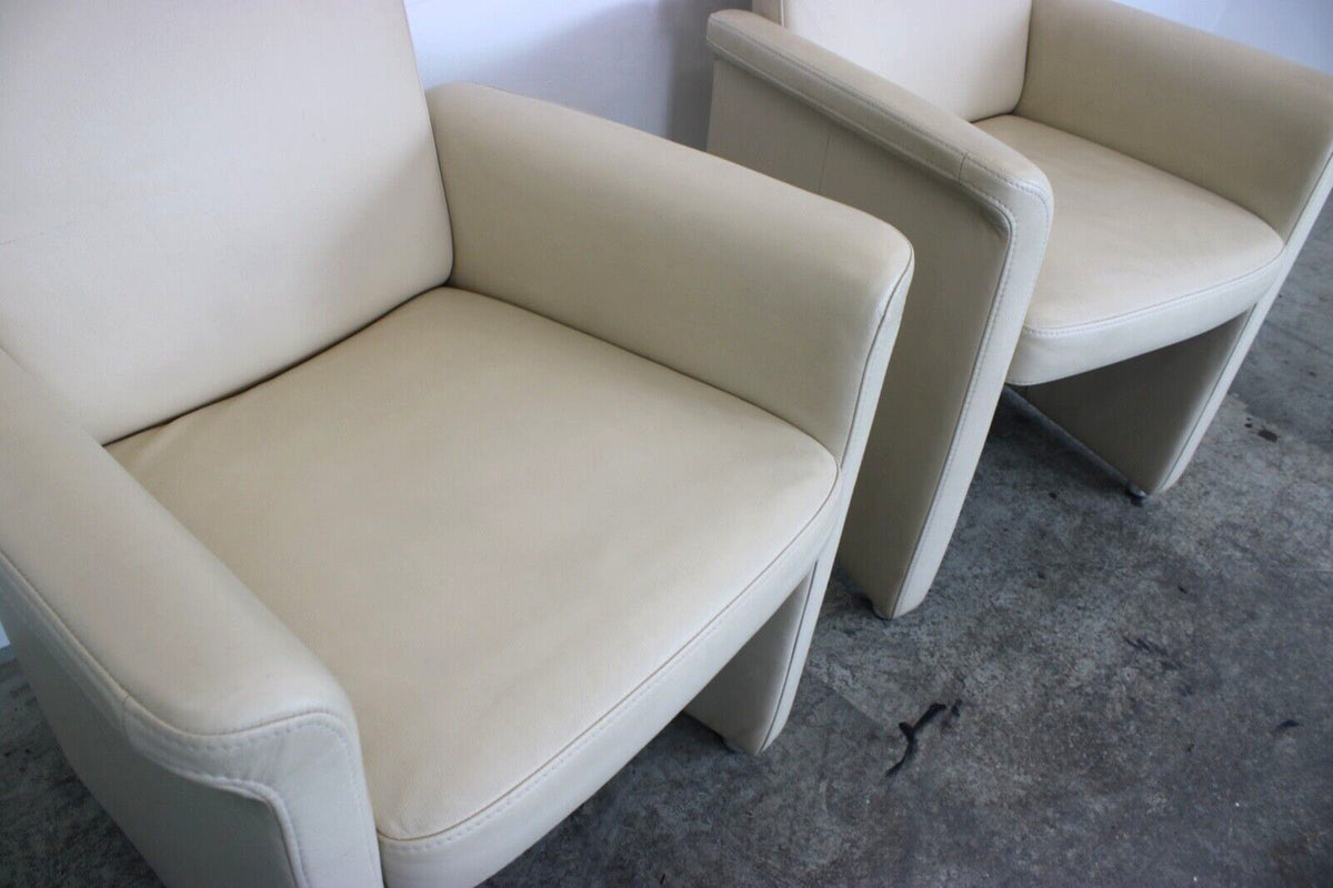 Wunderschöne Designer Sessel von Musterring Echt Leder Beige Funktion | Musterring - Bild 7