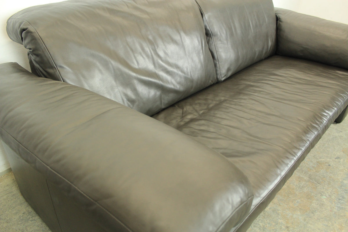 Rolf Benz Sofa Echtleder Dunkelbraun Designer Couch | Rolf Benz - Bild 5