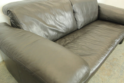 Rolf Benz Sofa Echtleder Dunkelbraun Designer Couch | Rolf Benz - Bild 5