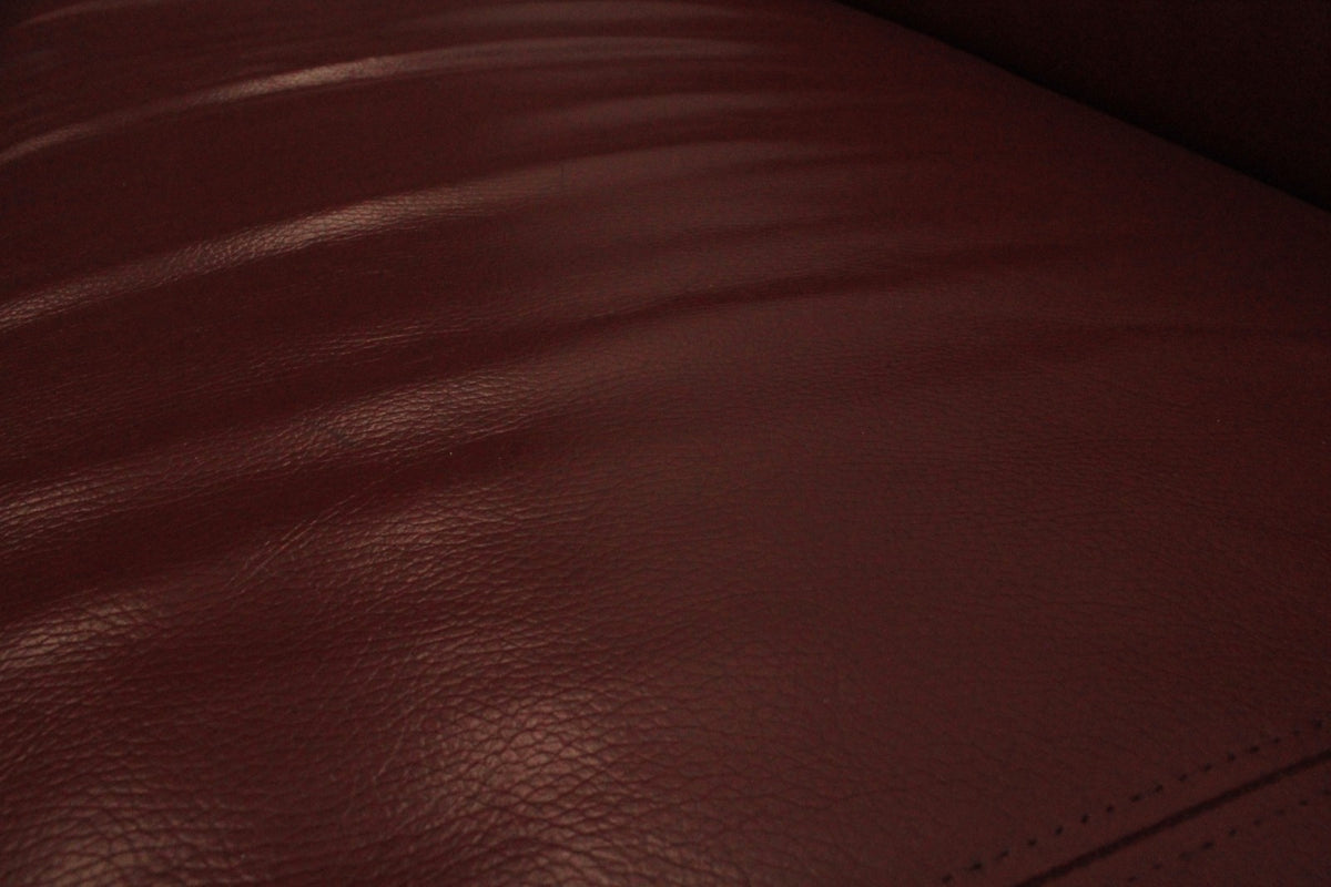 Rolf Benz 322 Club Sofa Dreisitzer Designer Couch Echtleder Oxblood Rot | Rolf Benz - Bild 8