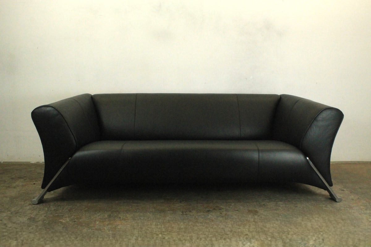 Rolf Benz Modell 322 Couch Garnitur 3-Sitzer 2-Sitzer 1-Sitzer Sofa Sessel Black | Rolf Benz - Bild 2
