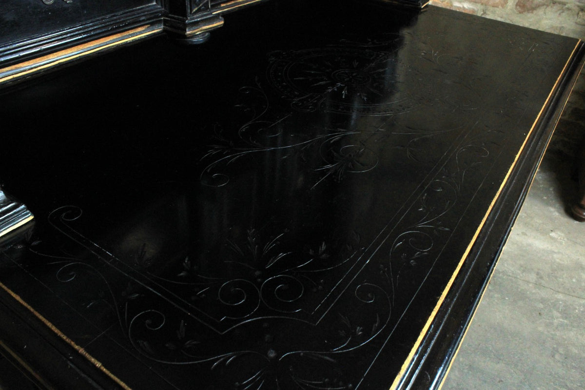 Eleganter Gründerzeit Damensekretär Schreibtisch Eiche Antik um 1880 | GRÜNDERZEIT - Bild 8