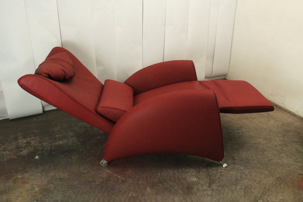 FSM FUX | SESSEL MIT FUNKTION | LEDER ROT | DESIGNER SESSEL | FSM - Bild 5