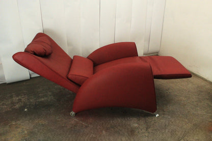 FSM FUX | SESSEL MIT FUNKTION | LEDER ROT | DESIGNER SESSEL | FSM - Bild 5