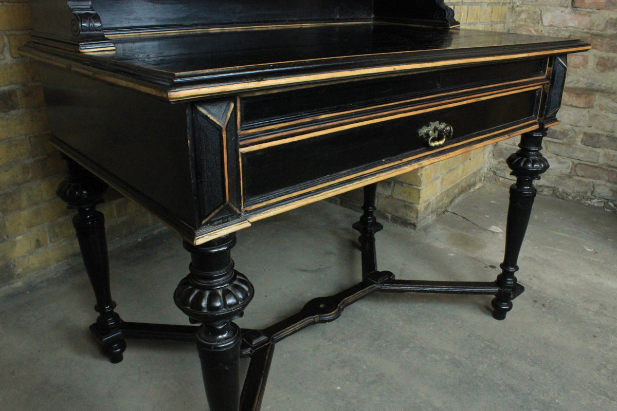 Eleganter Gründerzeit Damensekretär Schreibtisch Eiche Antik um 1880 | GRÜNDERZEIT - Bild 9