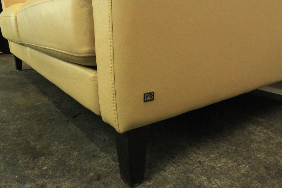 ROLF BENZ EGO | 2-SITZER | LEDER CREME | DESIGNER COUCH | Rolf Benz - Bild 9
