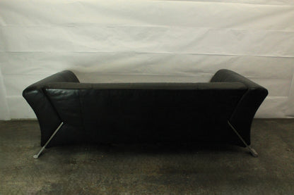 ROLF BENZ 322 | 3-SITZER | SCHWARZ LEDER | DESIGNER SOFA | Rolf Benz - Bild 10