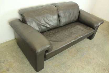Rolf Benz Sofa Echtleder Dunkelbraun Designer Couch | Rolf Benz - Bild 4