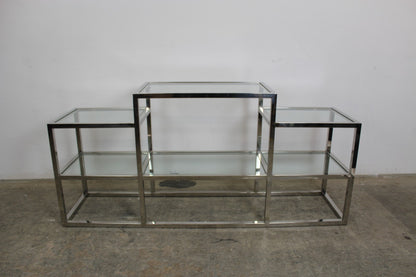 Elegantes Titanium Glasregal Sideboard Bücherregal Mit 6 Glasablagen | Reinstein Möbel - Bild 3