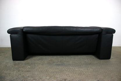 Rolf Benz 6800 Dreisitzer Couch Designer Sofa Echtleder Schwarz | Rolf Benz - Bild 8
