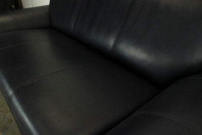Rolf Benz 545 Designer Couch Zweisitzer Sofa Blau Echtleder | Rolf Benz - Bild 7