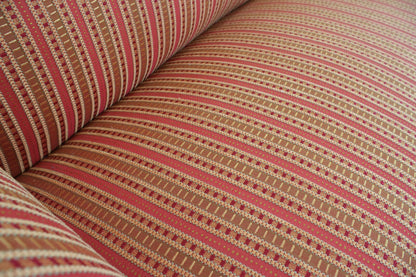 Biedermeier Couch Dreisitzer Nussbaum Streifen Stoff Sofa Antik 1850 Neubezug | Biedermeier - Bild 8