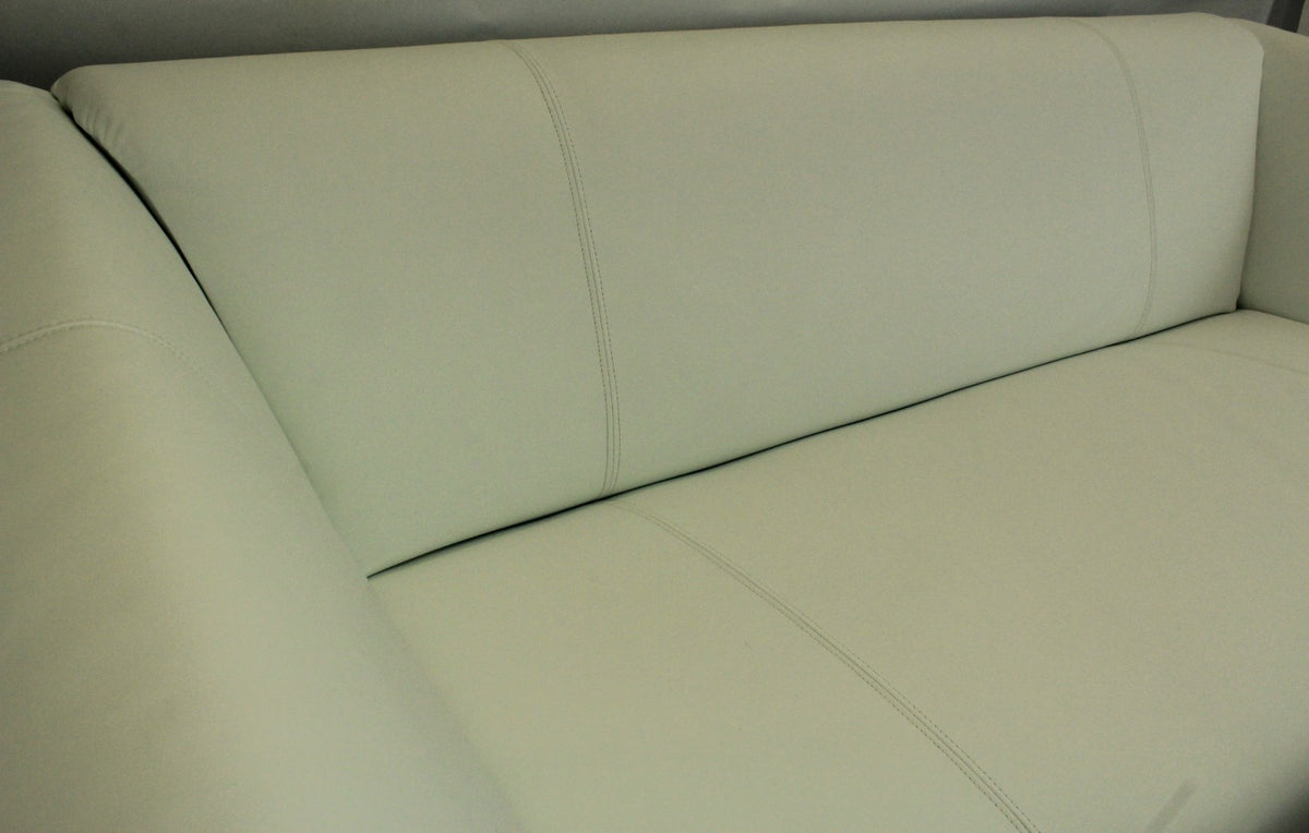 ROLF BENZ 322 | 3-SITZER | WEISS LEDER | DESIGNER SOFA | Rolf Benz - Bild 8