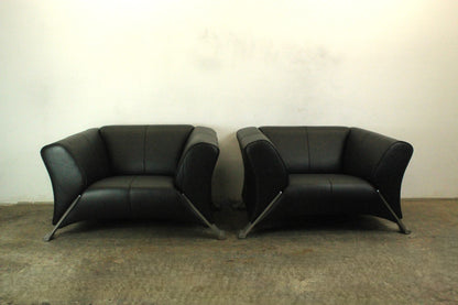 Rolf Benz Modell 322 Couch Garnitur 3-Sitzer 2-Sitzer 1-Sitzer Sofa Sessel Black | Rolf Benz - Bild 8