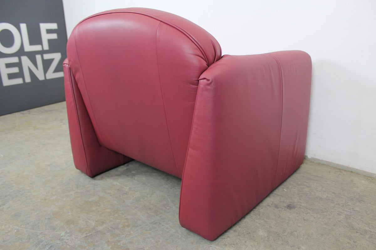 COR Designer Sessel Echtleder Rot Einsitzer | Cor - Bild 9