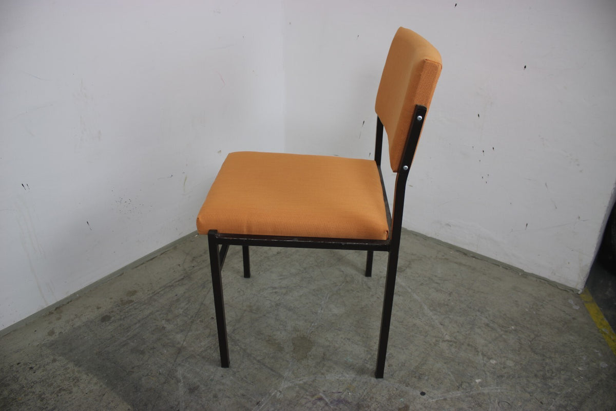L&C Arnold Stahlrohr Stühle 60er Jahre Vintage Stuhl Set Orange | Arnold - Bild 6