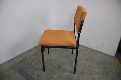 L&C Arnold Stahlrohr Stühle 60er Jahre Vintage Stuhl Set Orange | Arnold - Bild 6