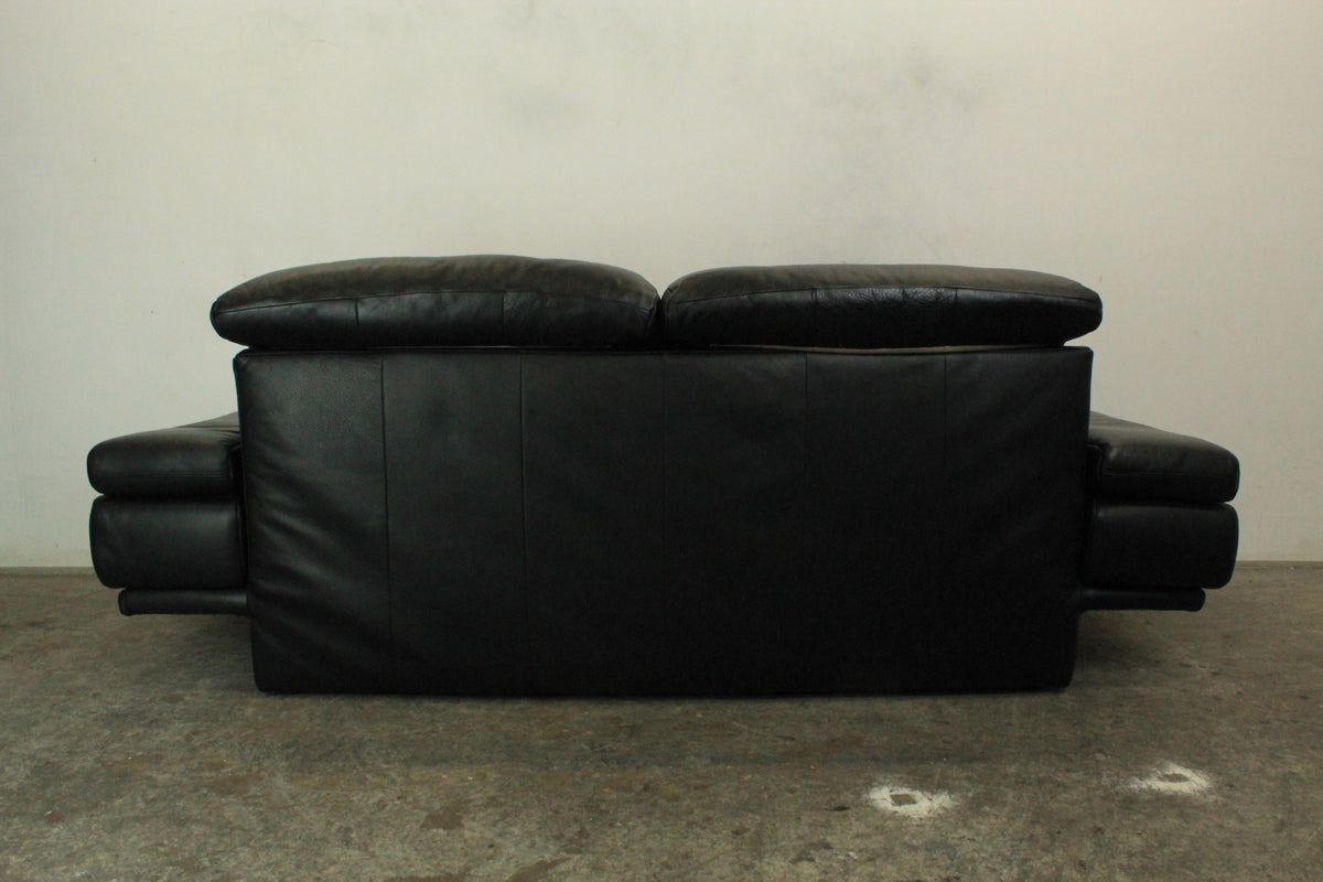 Rolf Benz AK Schwarz Dreisitzer Couch Designer Sofa in Top Zustand | Rolf Benz - Bild 10