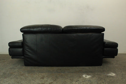 Rolf Benz AK Schwarz Dreisitzer Couch Designer Sofa in Top Zustand | Rolf Benz - Bild 10
