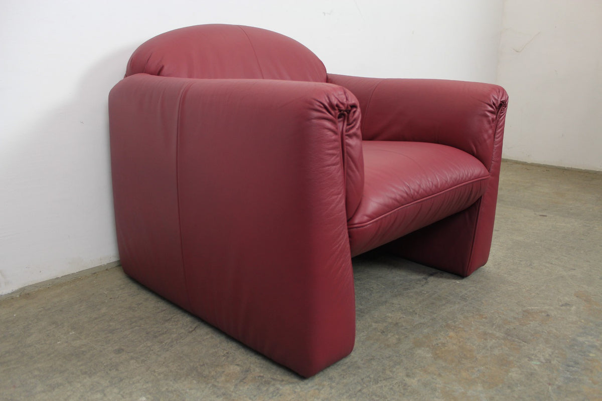 COR Designer Sessel Echtleder Rot Einsitzer | Cor - Bild 3