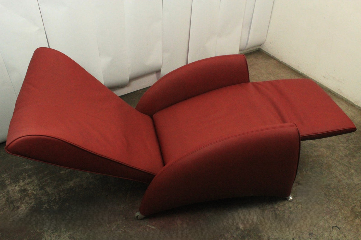 FSM FUX | SESSEL MIT FUNKTION | LEDER ROT | DESIGNER SESSEL | FSM - Bild 6