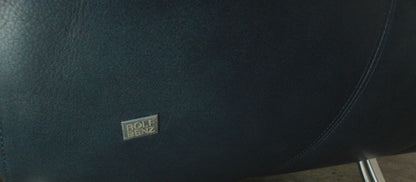 Rolf Benz 545 Designer Couch Dreisitzer Sofa Blau Echtleder | Rolf Benz - Bild 6
