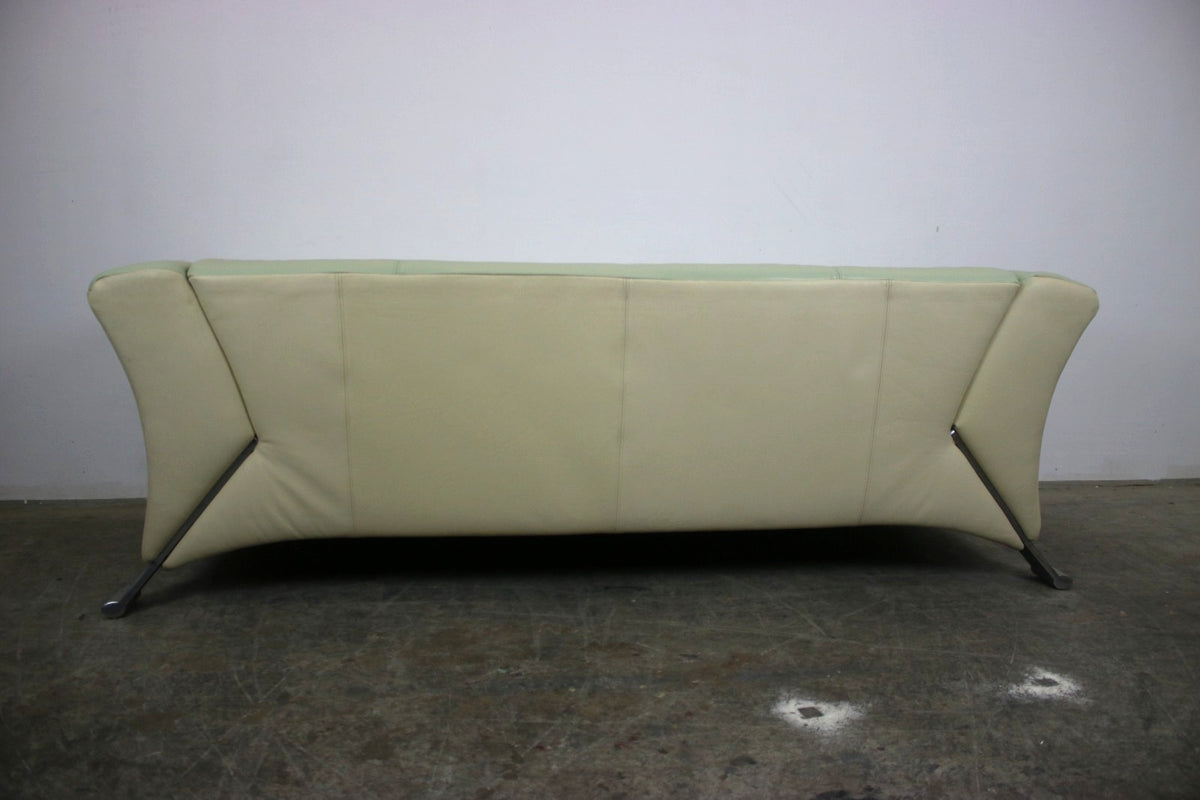 Rolf Benz 322 Club Sofa Dreisitzer Designer Couch Mintgrün Echt Leder Klassiker | Rolf Benz - Bild 7