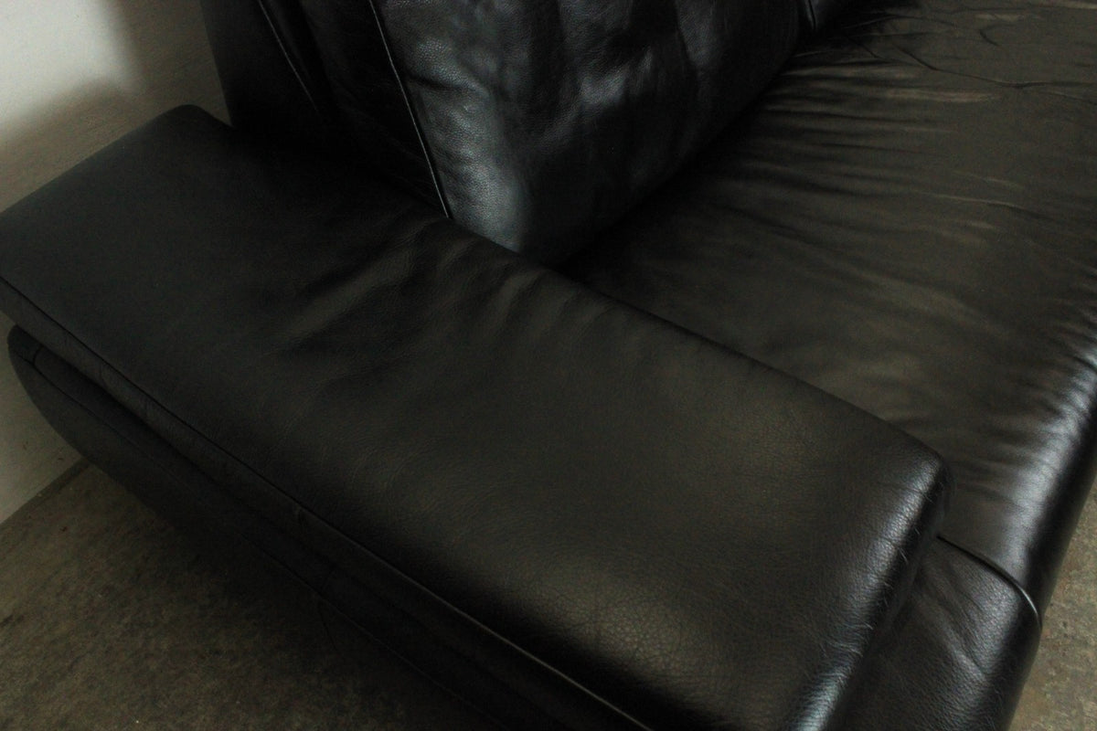 Rolf Benz AK Schwarz Dreisitzer Couch Designer Sofa in Top Zustand | Rolf Benz - Bild 8