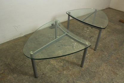 Designer Couchtisch Von Rolf Benz 2-Teilig Mit Glasplatte | Rolf Benz - Bild 6