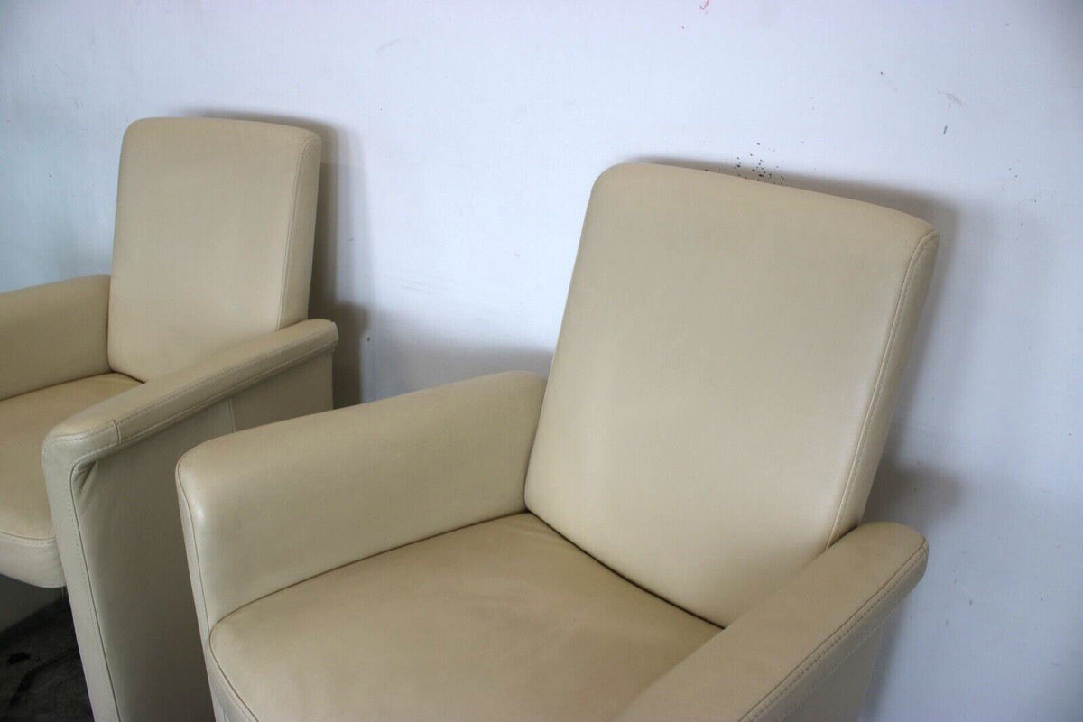 Wunderschöne Designer Sessel von Musterring Echt Leder Beige Funktion | Musterring - Bild 6