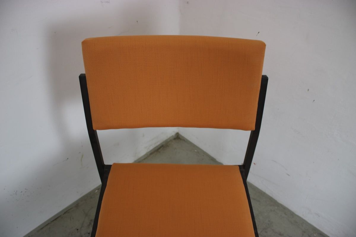L&C Arnold Stahlrohr Stühle 60er Jahre Vintage Stuhl Set Orange | Arnold - Bild 10