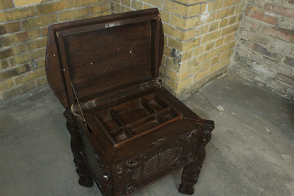 Chinesischer Massivholz Holzschrank Holztruhe Mit Drachenbeine Antik | ALT CHINESISCH - Bild 7