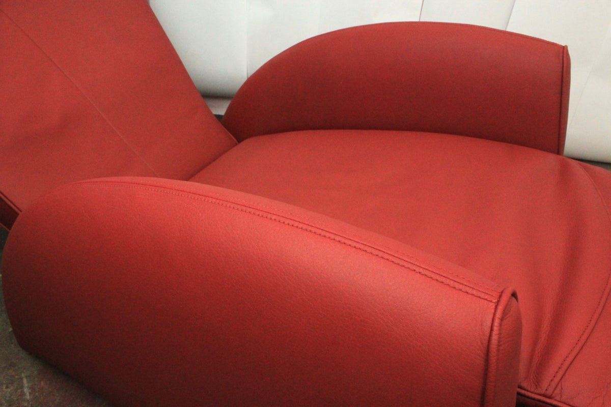 FSM FUX | SESSEL MIT FUNKTION | LEDER ROT | DESIGNER SESSEL | FSM - Bild 7