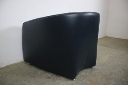 Rolf Benz EGO Sessel Einsitzer Sofa Echtleder Dunkelblau Designer | Rolf Benz - Bild 8