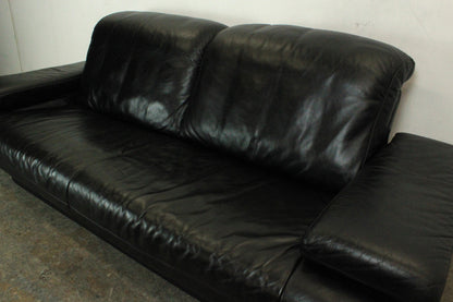 Rolf Benz AK Schwarz Dreisitzer Couch Designer Sofa in Top Zustand | Rolf Benz - Bild 5