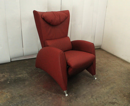 FSM FUX | SESSEL MIT FUNKTION | LEDER ROT | DESIGNER SESSEL | FSM - Bild 3
