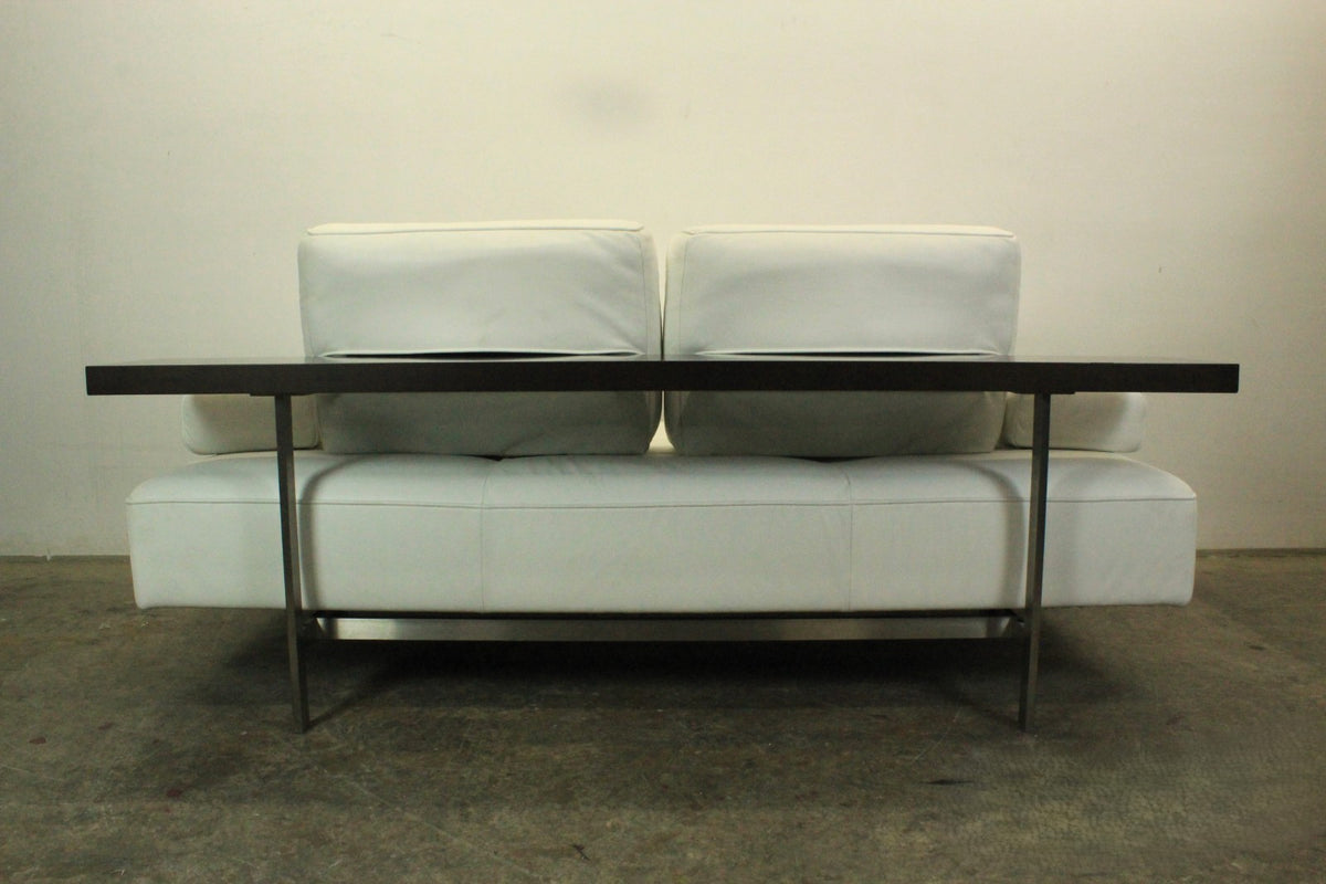 Rolf Benz Dono6100 Couch Liege Zweisitzer Weiß Leder Designer Sofa | Rolf Benz - Bild 9