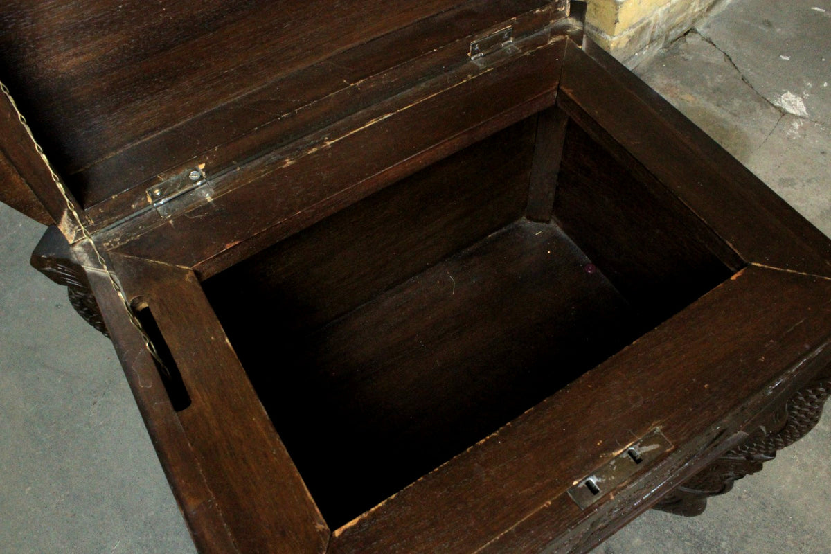 Chinesischer Massivholz Holzschrank Holztruhe Mit Drachenbeine Antik | ALT CHINESISCH - Bild 8
