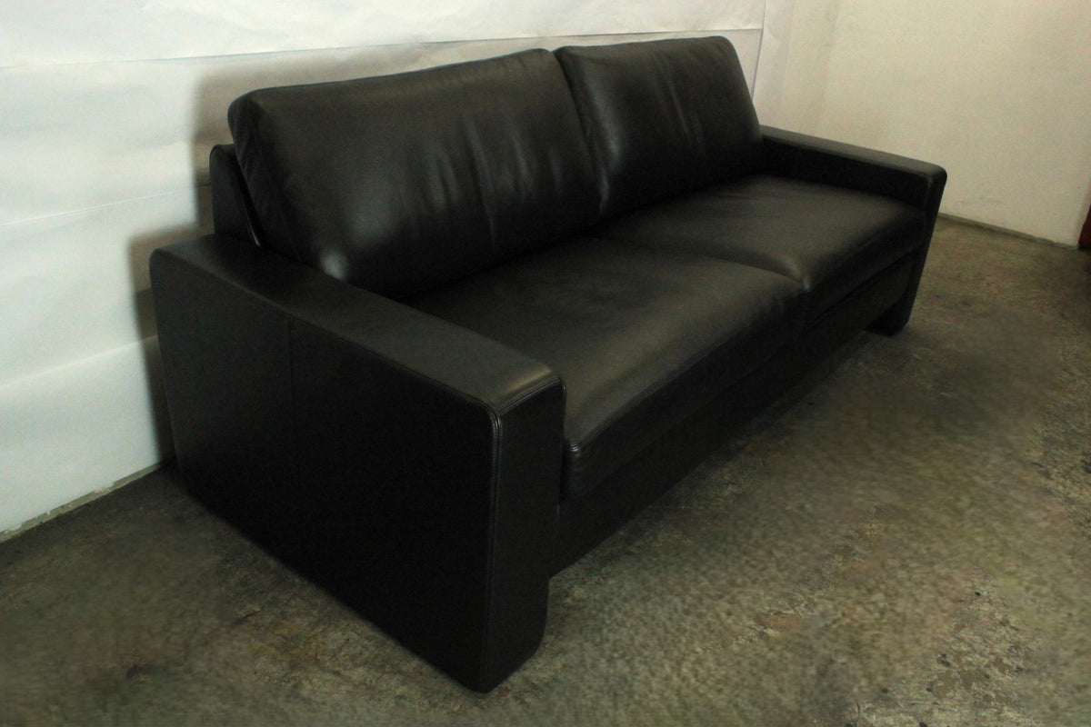 COR CONSETA | 3-SITZER | SCHWARZ LEDER | DESIGNER SOFA | Cor - Bild 4