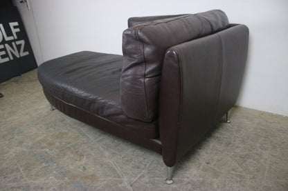 Walter Knoll Chaiselongue Schwarz Leder Liege Designer Sofa | Walter Knoll - Bild 5