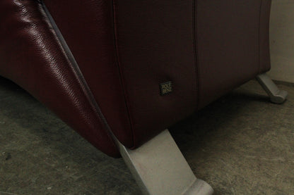 Rolf Benz 322 Club Sofa Dreisitzer Designer Couch Echtleder Oxblood Rot | Rolf Benz - Bild 6