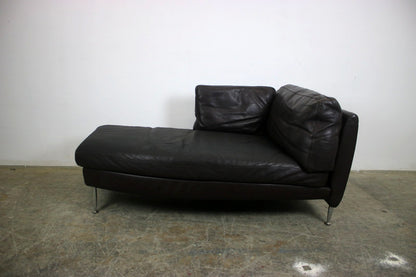 Walter Knoll Chaiselongue Schwarz Leder Liege Designer Sofa | Walter Knoll - Bild 3