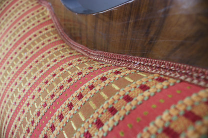 Biedermeier Couch Dreisitzer Nussbaum Streifen Stoff Sofa Antik 1850 Neubezug | Biedermeier - Bild 10