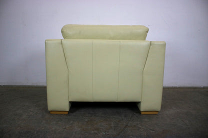 Designer Sessel von Musterring Leder Creme Einsitzer Sofa | Musterring - Bild 6