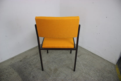 L&C Arnold Stahlrohr Stühle 60er Jahre Vintage Stuhl Set Hell Orange Neubezug | Arnold - Bild 8