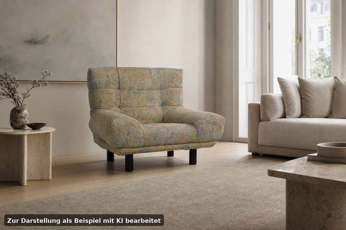 Rolf Benz BMP Sessel Einsitzer Sofa Stoff Couch Designer | Rolf Benz - Bild 1
