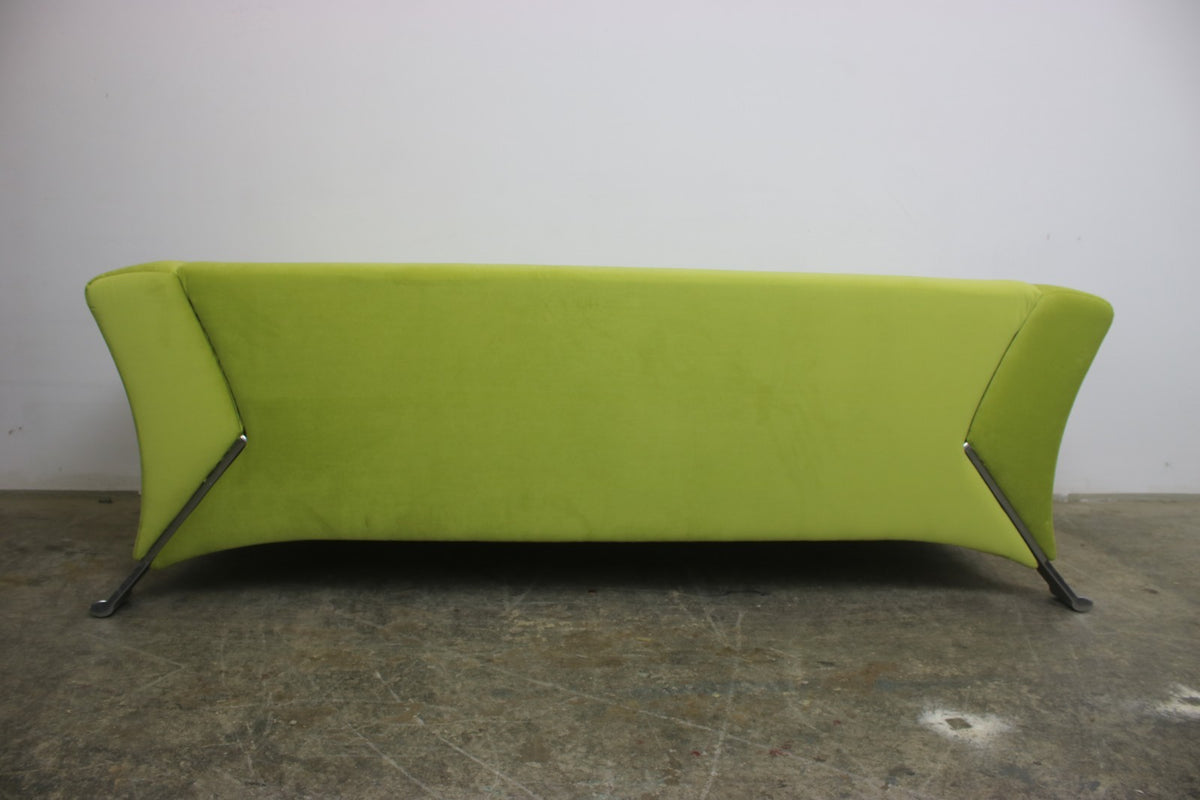 Rolf Benz 322 Clubsofa–Dreisitzer Designer Couch Neu Bezogen Gelb Stoff | Rolf Benz - Bild 8