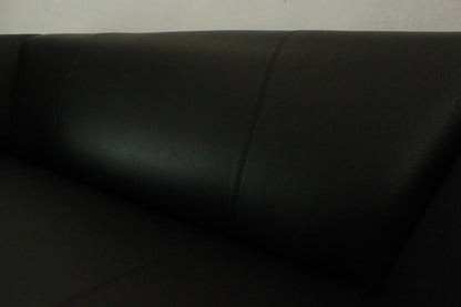 Rolf Benz 322 Club Sofa Zweieinhalbsitzer Designer Couch Echtleder Jet Black | Rolf Benz - Bild 7